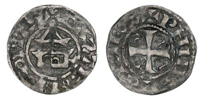 PHILIPPE I (1060-1108). Denier, Montreuil-sur-Mer,...