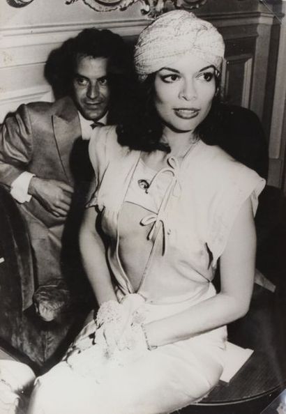 null MUSIQUE. Mick Jagger et Bianca Jagger (sur les thèmes de). Deux tirages photographiques...