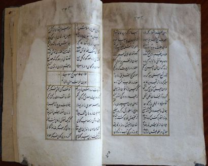 null Extrait de Coran ottoman, manuscrit ancien relié, 315 pages, format : 25.5 X...