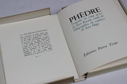 null RACINE Jean

Phèdre, Editions Pierre TISNE 1946, sur velin Lana Bélier, numéroté...