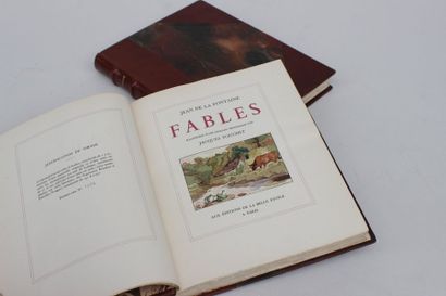 null LA FONTAINE Jean de 

Fables, illustrations de Jacques Touchet, Editions de...