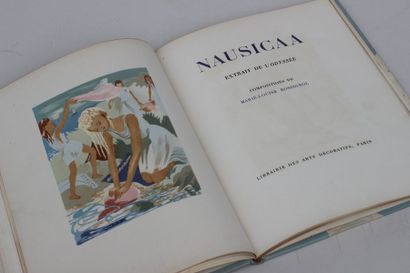 null NAUSICAA, extrait de l'Odysée
Illustration de M.L Rossignol, librairie des Arts...