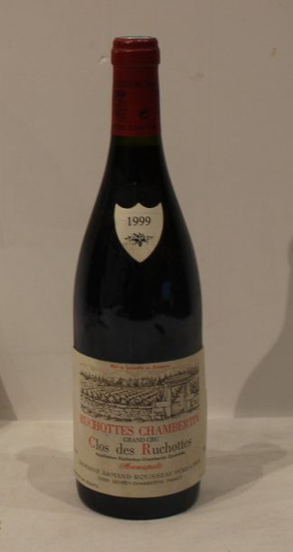 null 1 bout RUCHOTTES CHAMBERTIN CLOS DES RUCHOTTES A. ROUSSEAU 1999