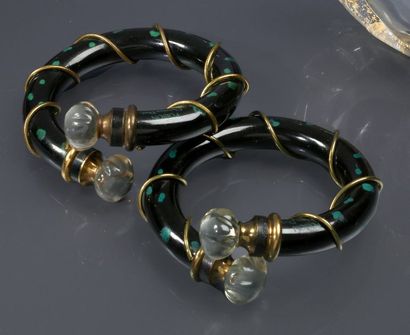 null Christian Dior - "Poison" - (1985)

Deux bracelets-flacons en métal laqué et...