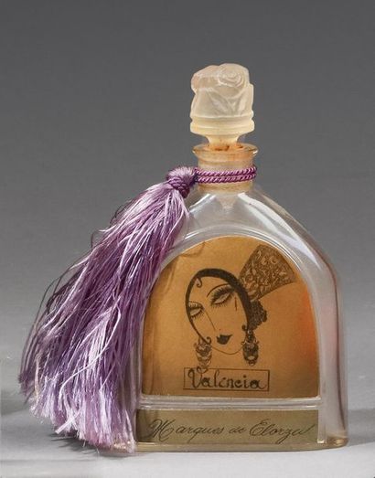  Marquès de Elorza - "Valencia" - (années 1920 - Argentine) 
Rare flacon en verre...