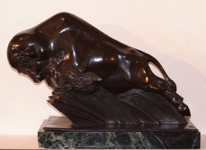 null Georges Laurent BADEAU (XX)

Bison ailé 

Epreuve en bronze, fonte d'édition...