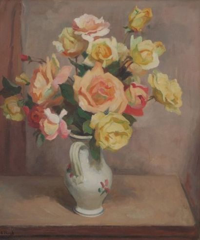 null FLOCH 

Bouquet dans un vase

Huile sur toile signée en bas à gauche. 66 x 55...