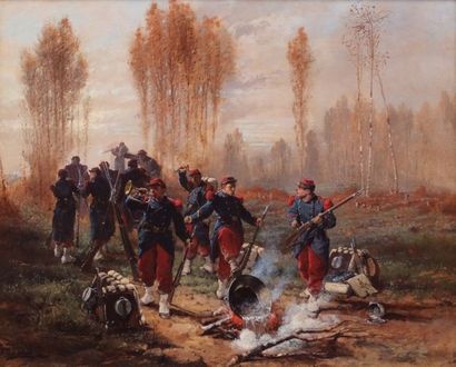 null Alfred Émile GAUBAULT (act.1879-1895)

Scènes de la guerre de 1870

Paire d'huiles...