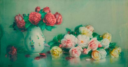 null Isidore ROSENSTOCK (1880-1956)

Vase fleuri et Jetée de fleurs 

Aquarelle signée...