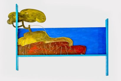 null Claude GILLI (1938-2015)
Paysage de bord de mer au pin, 83
Sculpture volume...
