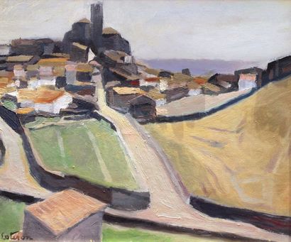 null Robert LOTIRON (1886-1966) 

Ville de Cadaqués Espagne.

Huile sur toile signé...