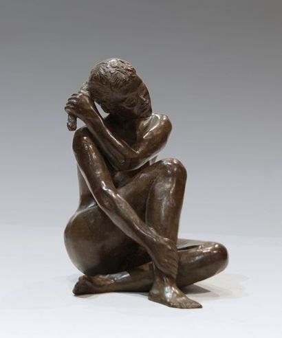 null Claude GOLFIER (1932)
Sahmia
Epreuve en bronze fonte d'édition origninale à...
