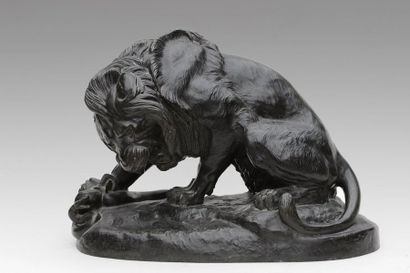 null Antoine Louis BARYE ( 1795 - 1875 )

Lion au serpent dit Lion des Tuileries

Epreuve...