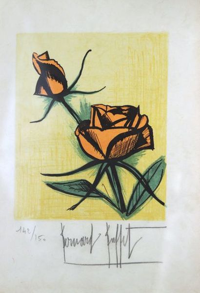 null Bernard BUFFET (1928-1999)

Deux roses

Lithographie signée par l'artiste à...
