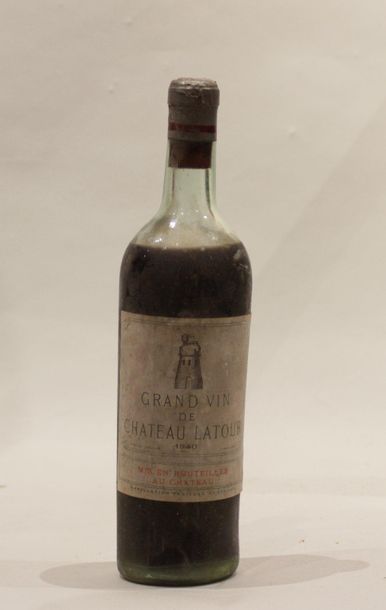 null 1 bout CHT LATOUR 1940 (BAS EP, ETIQ FANEE)