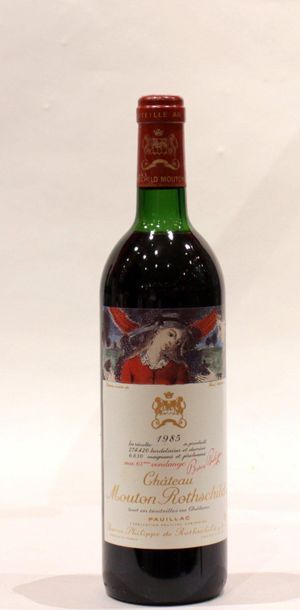 null 1 bout CHT MOUTON ROTHSCHILD 1985 (DEB EP)