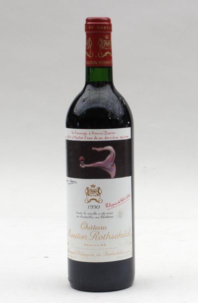 null 1 bout CHT MOUTON ROTHSCHILD 1990 EXC 