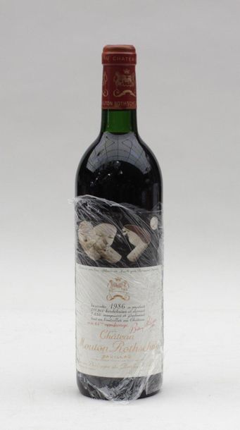 null 1 bout CHT MOUTON ROTHSCHILD 1986 