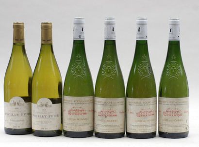 null 6 bout 4 SAVENNIERES CUVEE DES MOINES LAROCHE 2002, 2 POUILLY FUMEE 2010