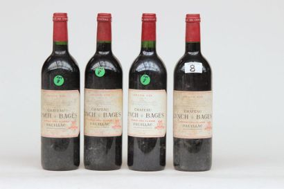 4 bout 3 CHT LYNCH BAGES 1999, 1/2002