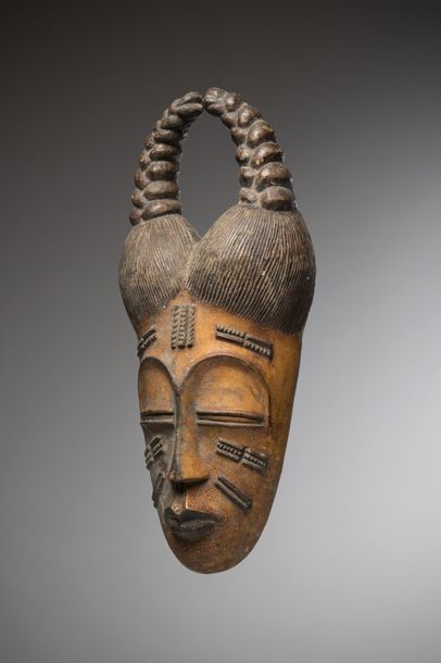 GOURO/BAOULE, Ivory Coast. Family mask with...