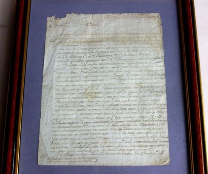 null Trois LETTRES dont une en copie : une lettre de l'administration des colonies...