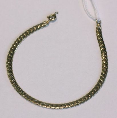null Bracelet en or jaune 750°/°° maille serpent. Poids: 4,5 g 

VENDU EN DEBRIS