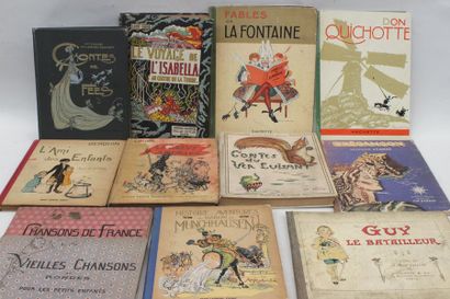 null ensemble de 12 livres pour enfants  (en l'état) 