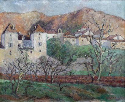 André WILDER (1871-1965) André WILDER (1871-1965) 
Chateau Saint Vincent. 
Oil on...