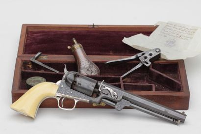 Revolver Colt Navy PRESENT THAT WOULD HAVE BEEN GIVEN FROM SAMUEL COLT according...