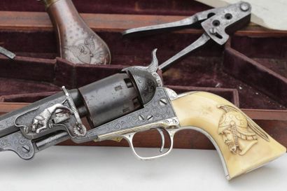 Revolver Colt Navy PRESENT THAT WOULD HAVE BEEN GIVEN FROM SAMUEL COLT according...