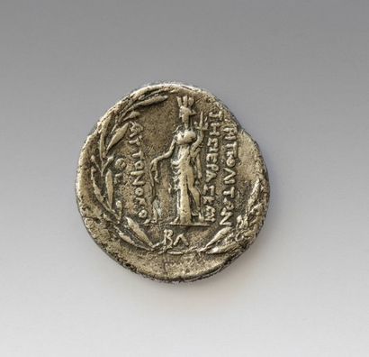 null PHENICY
TRIPOLI
Tetradrachma
Reverse: Busts of Dioscuri on the right
side Reverse:...