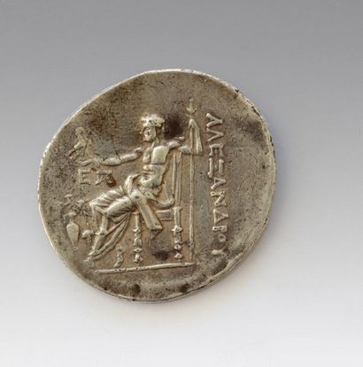 null TEMNOS
Tetradrachma of the type of Alexander The Great
Obverse: Head of Herakles...
