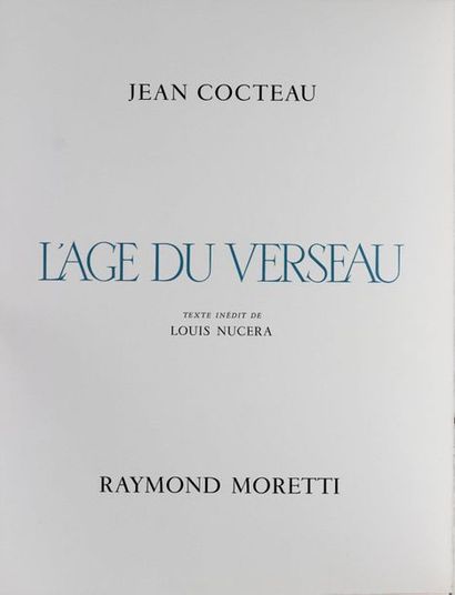 Jean COCTEAU (1889-1963)  & Raymond MORETTI ( 1931-2005) Jean COCTEAU (1889-1963)...