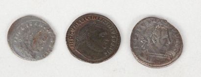 null EMPIRE
Sept Follis de LICINIUS Ier (308 - 324)
Revers et ateliers divers TT...