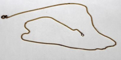 Fine yellow gold chain Weight: 3.6 grams...