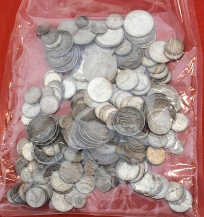 LOT of French and foreign silver coins in...