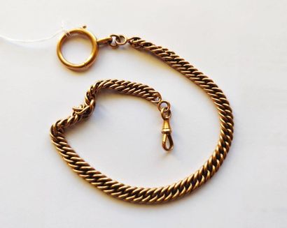VEST CHAIN in yellow gold 750°/°° Weight...