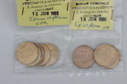 null Set of 10 gold coins of 10 Guilders, Holland
EXPENSES FOR SALE FOR INGOTS AND...