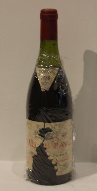 null 1 bout CHT RAYAS RESERVE 1988 (étiq déchirée)