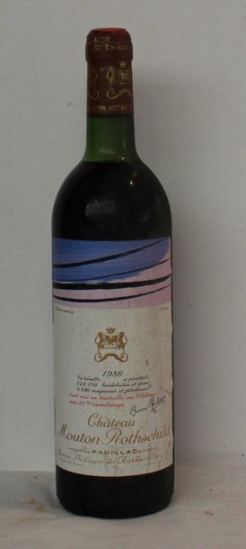 1 bout CHT MOUTON ROTHSCHILD 1980 (NTLB,...