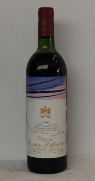 1 bout CHT MOUTON ROTHSCHILD 1980 (NTLB,...