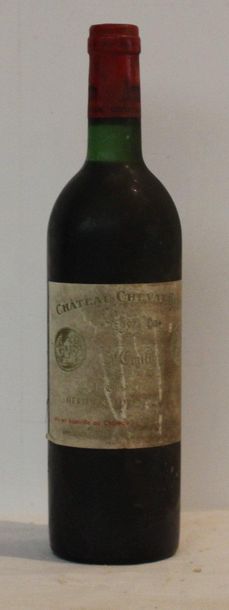 null 1 end CHT CHEVAL BLANC 1974 (BG, stained label)