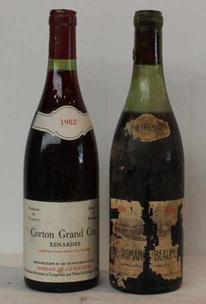 null 2 bout 1 VOSNE ROMANEE BEAUMONT CHARLES NOELLAT (ETIQ TRES ABIMEE, BASSE) 1969,...