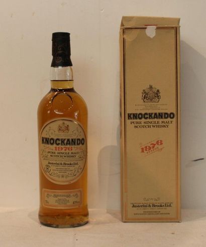 null 1 bout WHISKY KNOCKANDO SINGLEMALT 1976