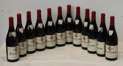 null 12 end GEVREY CHAMBERTIN DOMAINE ARMAND ROUSSEAU FATHER & SON 1996