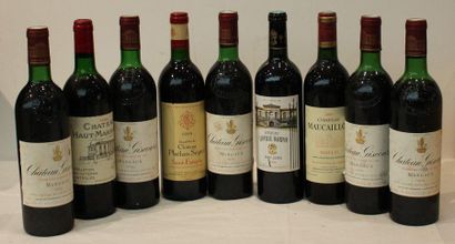 null 9 bout 5 CHT GISCOURS 1974, 1 CHT MAUCAILLOU 1990, 1 CHT LEOVILLE BARTON 2008,...