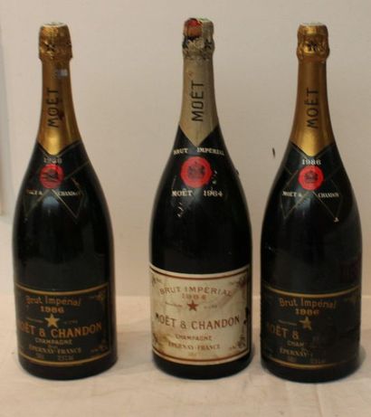 null 3 mag CHAMPAGNE MOET & CHANDON BRUT IMPERIAL 2/1986, 1/1964