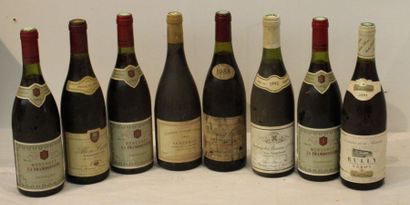 null 8 bout BOURGOGNES, 3 MERCUREY FAIVELEY 1992, 1 RULLY DELORME 1991, 1 ALOXE 1ER...