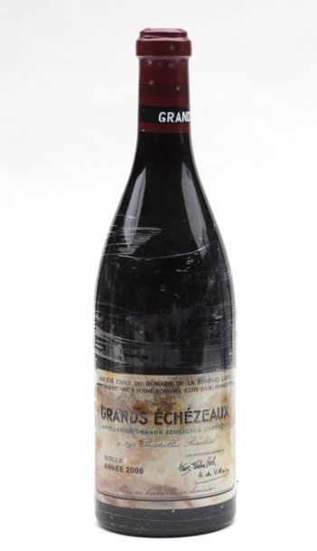 null 1 bout GRANDS ECHEZEAUX DRC 2006 (ETIQ SALE, NIVEAU EXC)